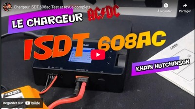 Vidéo Chargeur ISDT 608ac Test et revue complète.