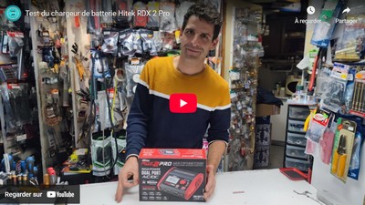 Vidéo Chargeur Hitec RDX 2 PRO Duo.