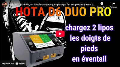 Vidéo Chargeur HOTA D6 DUO PRO.