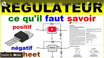 Régulateur de tension électronique alimentation datasheet - electronic voltage regulator 78XX