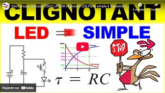 LED Flash simple à Transistor