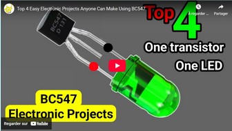 LED Flash réglable avec le BC547