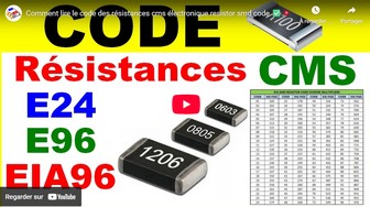 Comment lire le code des résistances cms