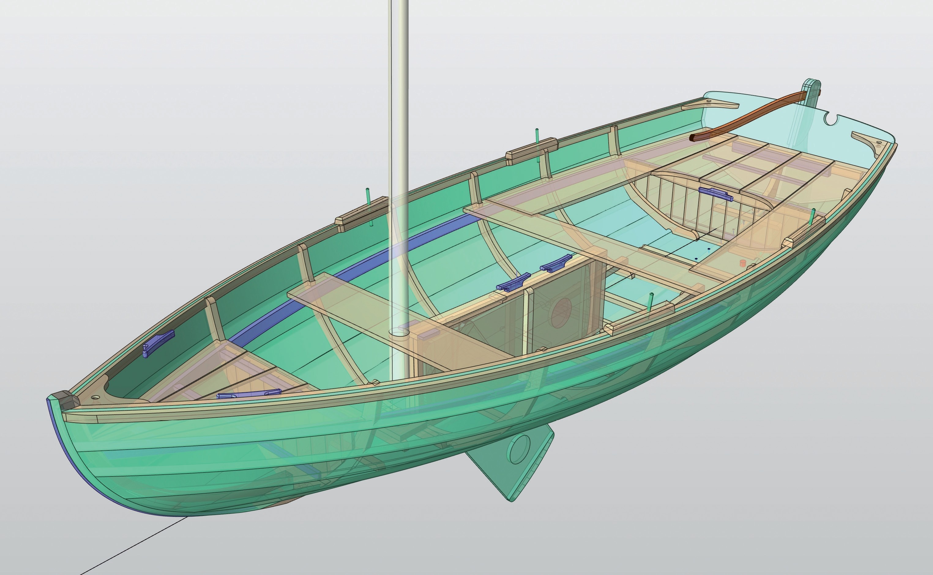plan voile-aviron: Mesker