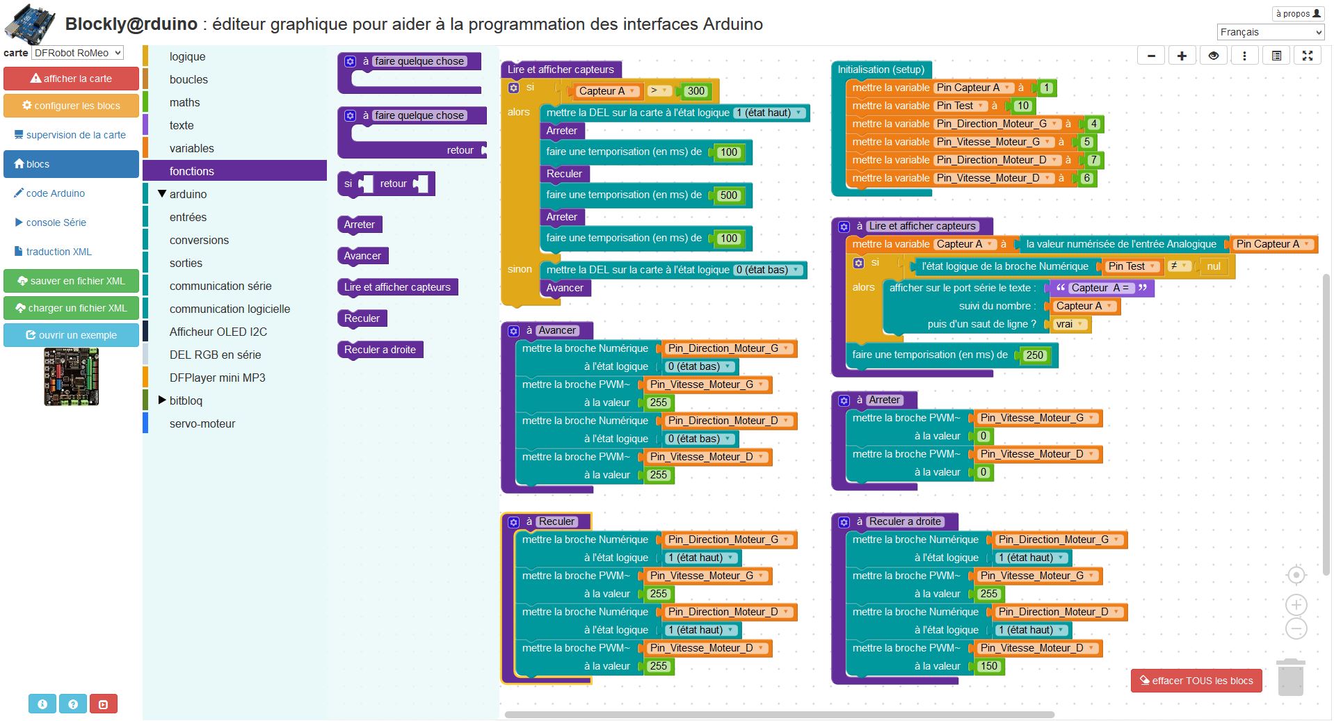 blockly arduino