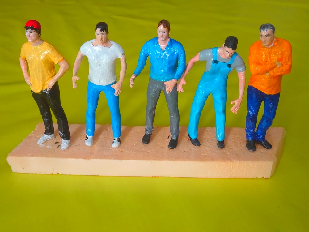 Impression et peinture de figurines de 9 cm de haut