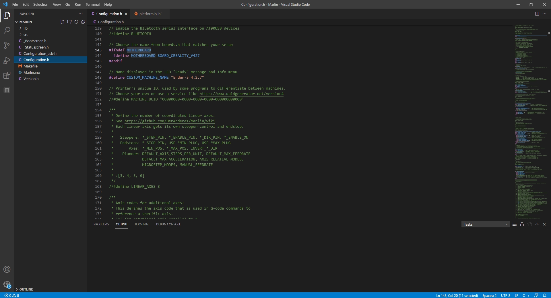 FIRMWARE MARLIN