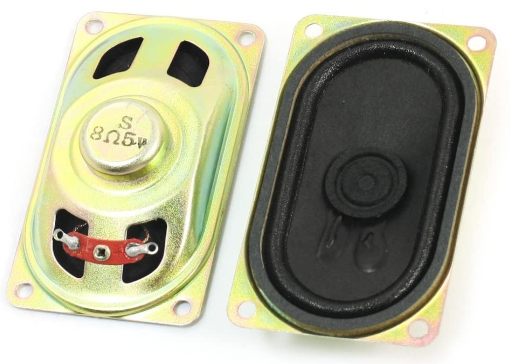 Les 2 HP 2 x 5 watts 8 ohms de chez Amazon.<s