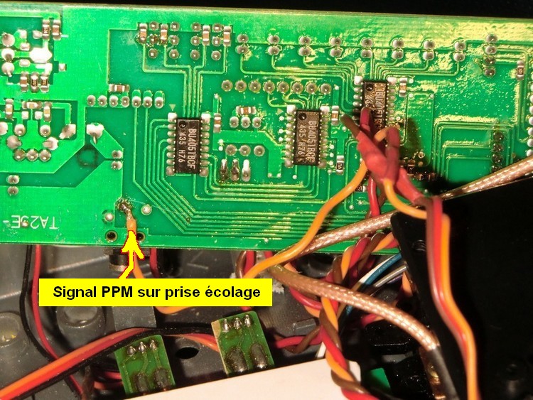 Signal PPM sur prise écolage