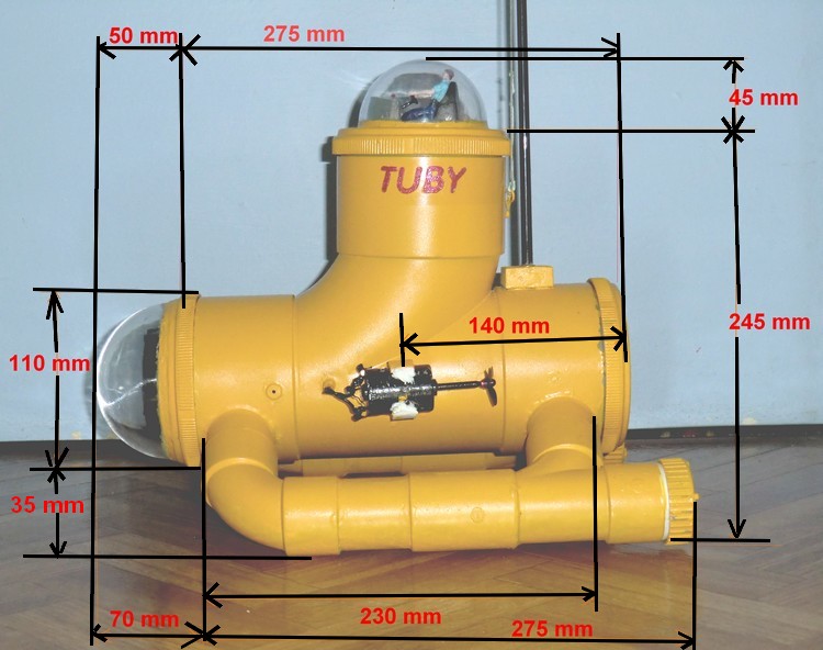 les dimensions de TUBY