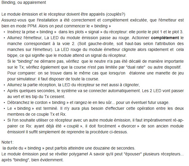 Méthode d'appairage