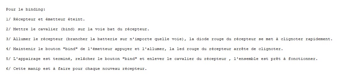 Méthode d'appairage