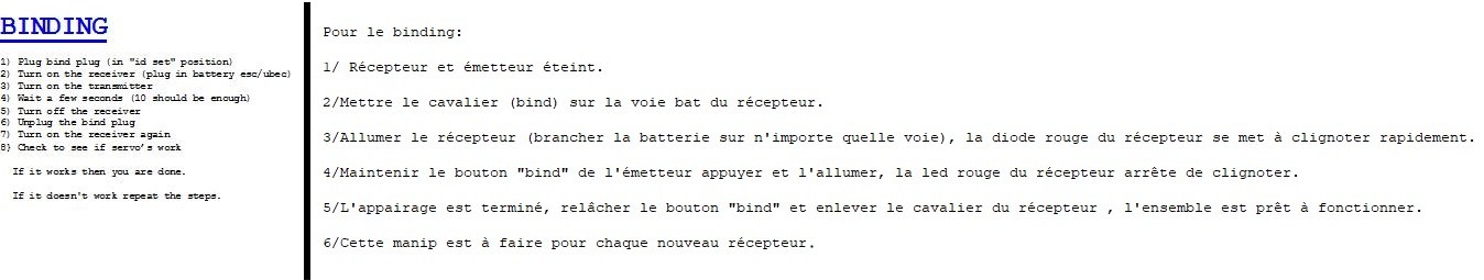 Méthode d'appairage