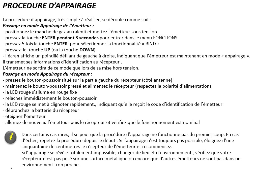 Méthode d'appairage