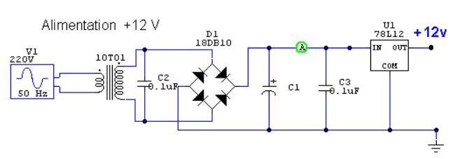 Alimentation 220v/12v