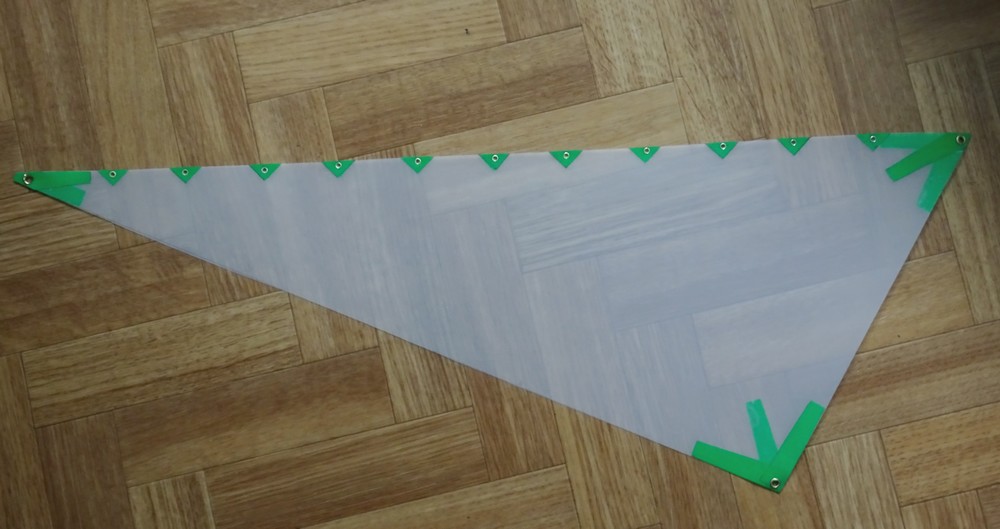 forme de voiles en papier