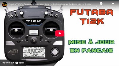Futaba T12K - Comment Mettre A Jour La Radio + Mettre En Francais La Radio.