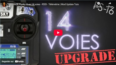 UPGRADE Flysky i6 en 14 voies - RSSI - Télémétrie | Mod Update Tuto.