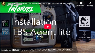 Le LUA TBS Crossfire qu'il vous faut ! Installation TBS AGENT LITE pour EdgeTX et OpenTX