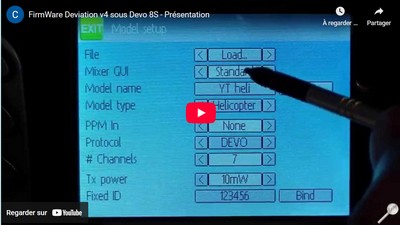 FirmWare Deviation v4 sous Devo 8S - Présentation.