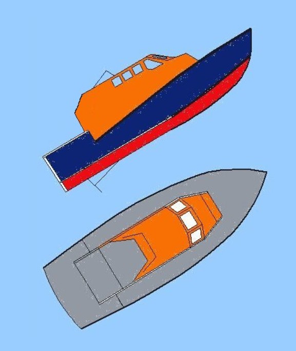 plan de bateau de sauvetage : TAMAR