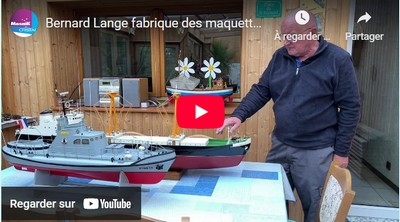 Bernard Lange fabrique des maquettes de bateaux depuis plus de 50 ans: