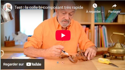 Test : la colle bi-composant très rapide: